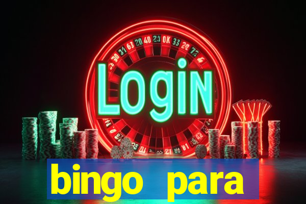 bingo para despedida de solteira para imprimir